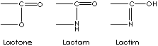 Lactone, Lactam, Lactim